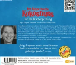 cbj audio Kinder- & Jugendbücher·Erstlesebücher*Der kleine Drache Kokosnuss und die Drachenprüfung,1 Audio-CD