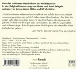 Der Kleine Prinz. 2 CDs*Rauch, Karl Verlag Clearance