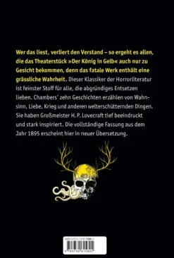Anaconda Verlag Klassische Horrorgeschichten-Der König in Gelb. Horrorgeschichten