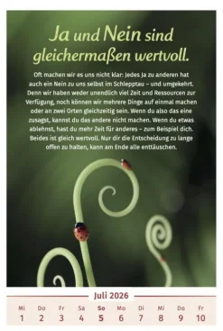 PAL Wandkalender*Der Lebensfreude-Kalender 2026