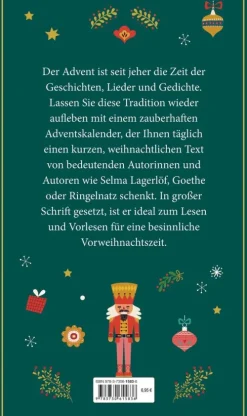 Der literarische Adventskalender. Großdruck. 24 weihnachtliche Geschichten, Gedichte und Lieder*Anaconda Verlag Hot