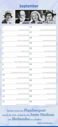 edition momente Geburtstagskalender*Der literarische Geburtstagskalender - Mit Geburtstagskindern und Zitaten