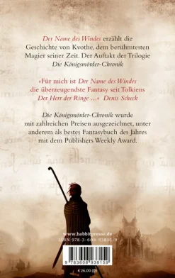 Klett-Cotta Verlag High Fantasy-Der Name des Windes (Die Königsmörder-Chronik, Bd. 1)