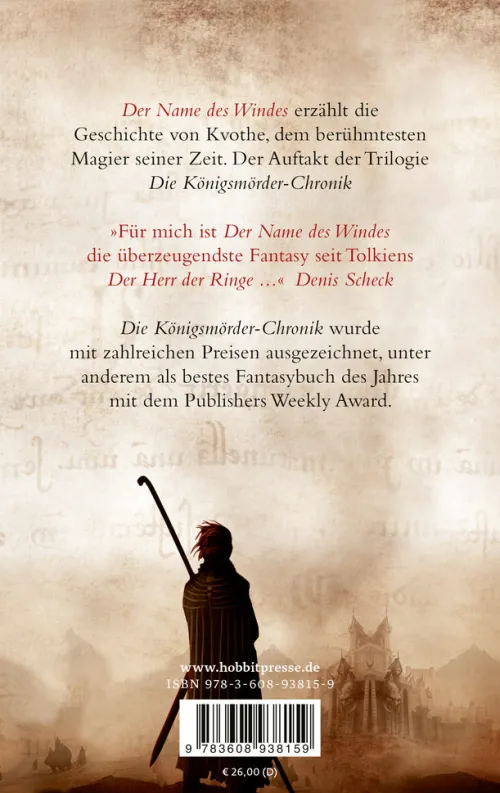 Klett-Cotta Verlag High Fantasy-Der Name des Windes (Die Königsmörder-Chronik, Bd. 1)