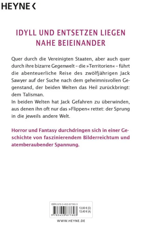 Heyne Taschenbuch Horror Gegenwart-Der Talisman