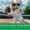 Calvendo Wandkalender*Der tierisch lustige Tennis-Kalender (Wandkalender 2026 DIN A4 quer), Monatskalender