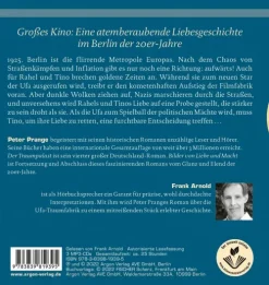 Argon Verlag GmbH Romane·Historische Romane*Der Traumpalast