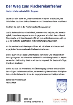 context verlag Augsburg Umweltwissenschaft*Der Weg zum Fischereiaufseher