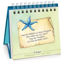 Pattloch Geschenkbuch Geburtstagskalender-Der Wunschfisch. 365x Spiel, Spaß & Rätsel