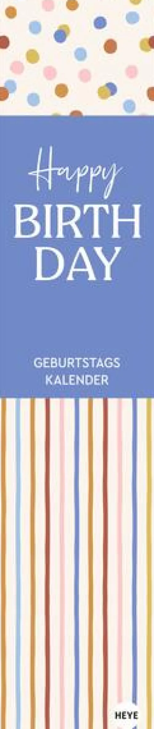 Design Geburtstagskalender Langplaner mini*Heye Clearance