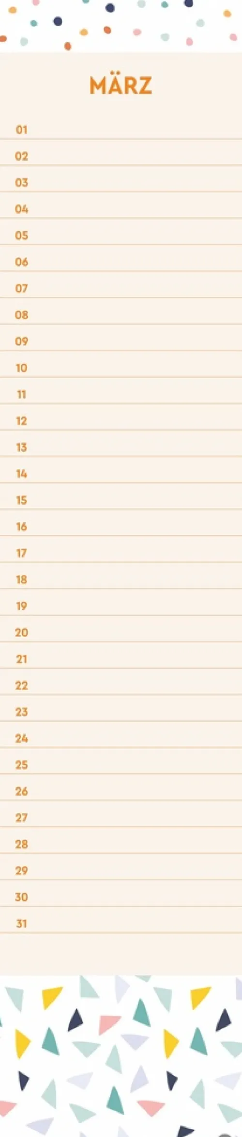 Design Geburtstagskalender Langplaner mini*Heye Clearance