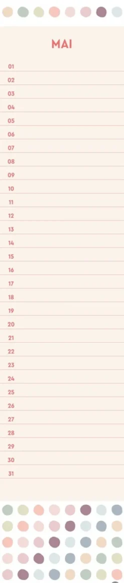 Design Geburtstagskalender Langplaner mini*Heye Clearance