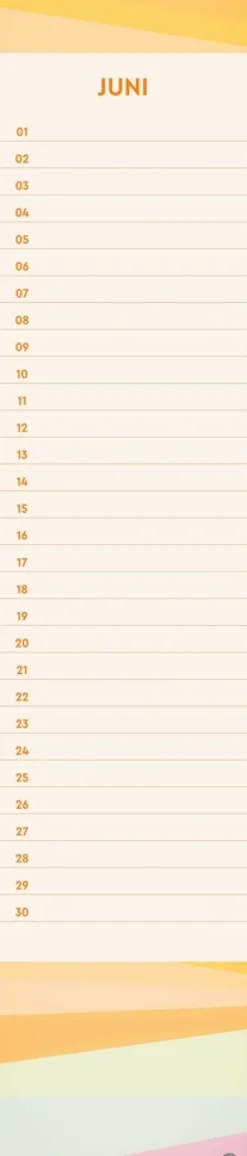 Design Geburtstagskalender Langplaner mini*Heye Clearance