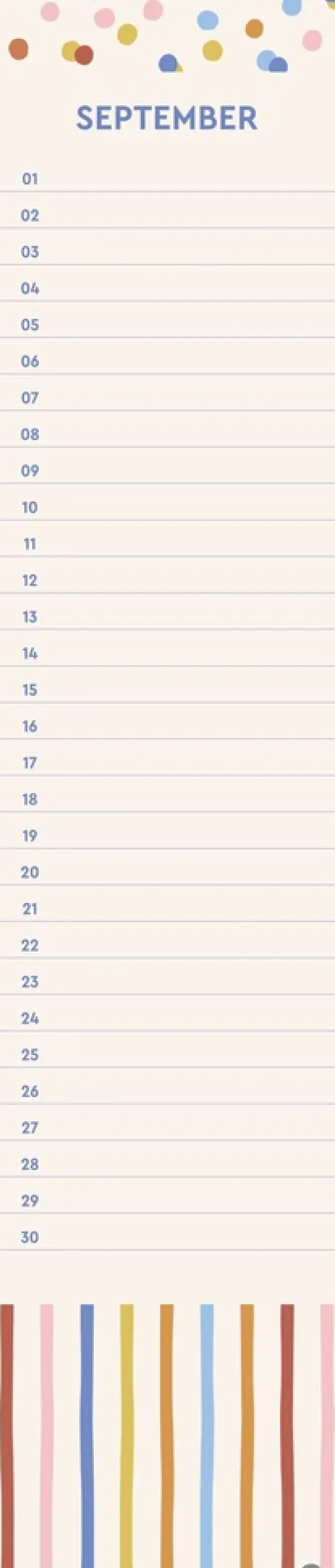 Design Geburtstagskalender Langplaner mini*Heye Clearance