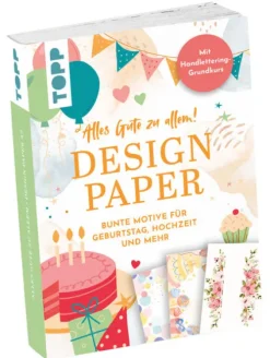 Design Paper A6: Alles Gute zu allem. Mit Handlettering-Grundkurs*frechverlag GmbH Sale