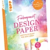 frechverlag GmbH Bastelpapier & Origami|Kalligraphie & Handlettering-Design Paper Farbenpracht A6