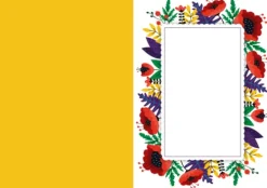 Design Paper Frida Kahlo DIN A5. Mit Falz für Klappkarten*frechverlag GmbH Online