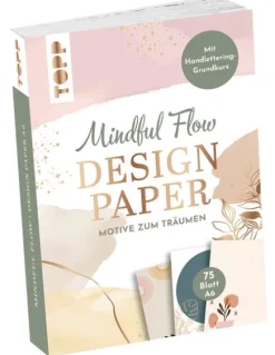 frechverlag GmbH Bastelpapier & Origami|Kalligraphie & Handlettering-Design Paper Mindful Flow A6