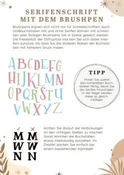 frechverlag GmbH Bastelpapier & Origami|Kalligraphie & Handlettering-Design Paper Mindful Flow A6