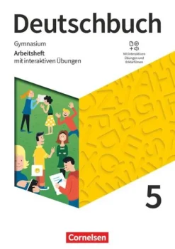 Deutschbuch Gymnasium 5. Schuljahr - Zu den Ausgaben Allgemeine Ausgabe, NDS, NRW - Arbeitsheft mit interaktiven Übungen auf scook.de*Cornelsen Verlag GmbH Hot