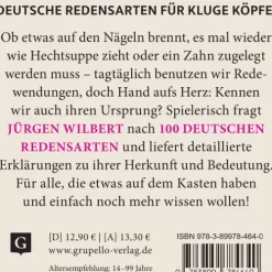 Grupello Verlag Musik, Film, Theater|Musikwissenschaft*Deutsche Redensarten-Quiz