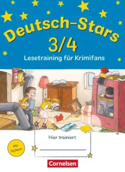 Oldenbourg Schulbuchverl. Nach Schulform·Grundschule|Nach Schulform·Förderschule-Deutsch-Stars 3/4. Lesetraining für Krimifans