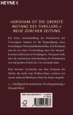 Heyne Taschenbuch Politthriller*Die Begnadigung