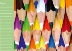 Die bunte Welt der Stifte - Geburtstagskalender (Wandkalender immerwährend DIN A3 quer)*Calvendo Outlet