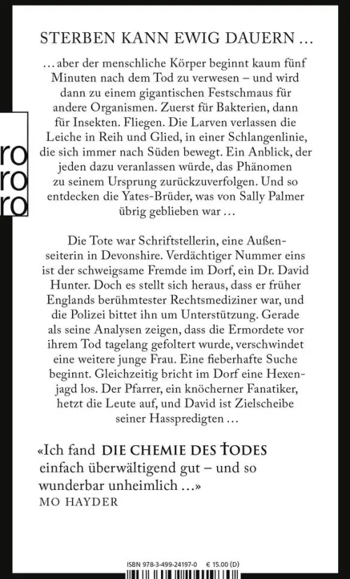 Rowohlt Taschenbuch Polizeiarbeit & Forensik-Die Chemie des Todes