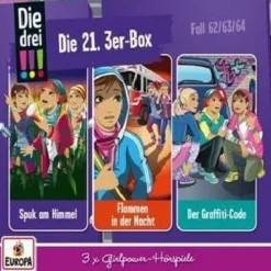 Kinder United Soft Media Hörspiele·Kinder- & Jugendhörspiele-Die drei !!! - 3er Box 21. Folgen 62-64 (drei Ausrufezeichen)