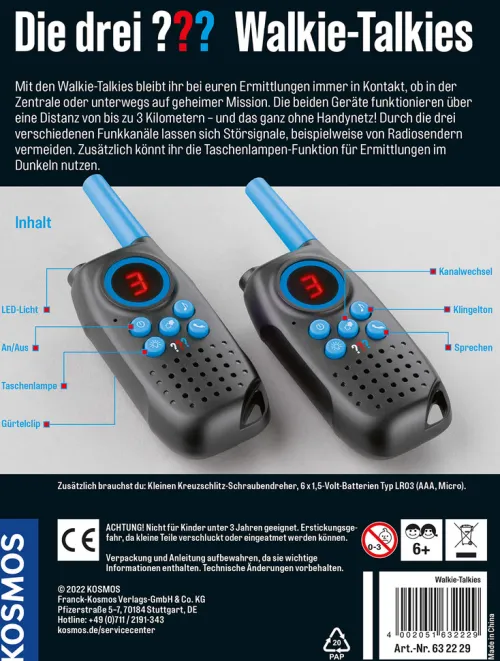 Franckh-Kosmos Forschen & Entdecken*Die drei ??? - Walkie-Talkies (drei Fragezeichen)