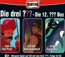 Kinder Sony Music Entertainment Hörspiele·Kinder- & Jugendhörspiele-Die drei ??? Box 12. Folgen 34-36 (drei Fragezeichen) 3 CDs