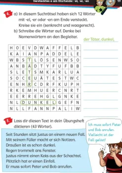 Klett Lerntraining Quali Trainer·Grundschule|Grundschule·Deutsch*Die drei ??? Kids: Mein Übungsheft Deutsch 2. Klasse - Richtig schreiben