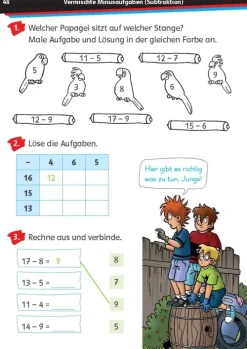 Klett Lerntraining Quali Trainer·Grundschule|Grundschule·Mathematik*Die drei ??? Kids: Mein Übungsheft Mathe 1. Klasse - Rechnen bis 20