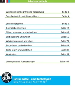 Klett Lerntraining Quali Trainer·Grundschule|Grundschule·Deutsch-Die drei ??? Kids: Mein Deutschblock 1. Klasse