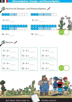 Klett Lerntraining Quali Trainer·Grundschule|Grundschule·Mathematik-Die drei ??? Kids: Mein Matheblock 1. Klasse