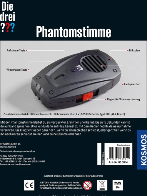 Franckh-Kosmos Forschen & Entdecken*Die drei ??? Phantomstimme