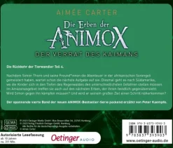 Kinder Oetinger Media GmbH Kinder- & Jugendbücher·Liebe-Die Erben der Animox 4. Der Verrat des Kaimans
