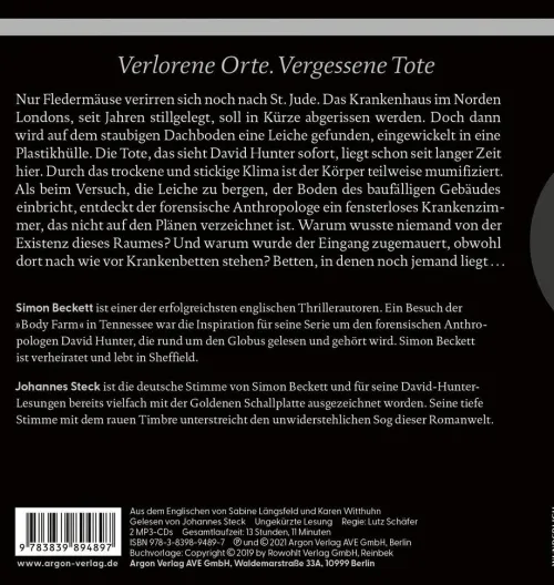 Die ewigen Toten*Argon Verlag GmbH Discount