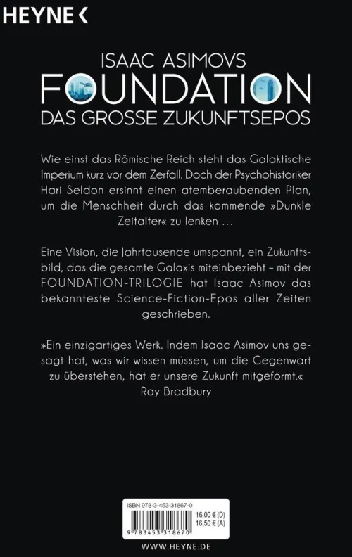 Die Foundation-Trilogie*Heyne Taschenbuch New