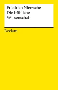 Die fröhliche Wissenschaft*Reclam Philipp Jun. Clearance