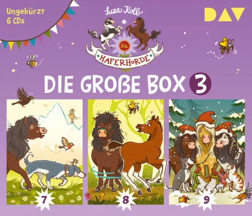 Der Audio Verlag GmbH Kinder- & Jugendbücher·Romane & Erzählungen|Kinder- & Jugendbücher·Liebe*Die Haferhorde - Die große Box 3 (Teil 7-9)