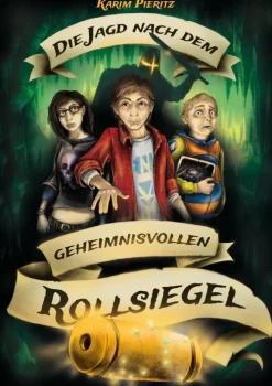 Kaspabü Technothriller|Krimis, Thriller, Horror-Die Jagd nach dem geheimnisvollen Rollsiegel - Jugendbuch ab 12 Jahre
