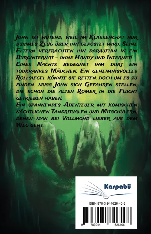 Kaspabü Technothriller|Krimis, Thriller, Horror-Die Jagd nach dem geheimnisvollen Rollsiegel - Jugendbuch ab 12 Jahre