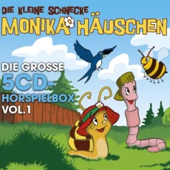 Kinder Universal Family Entertai Kinder- & Jugendbücher·Reime & Lieder-Die kleine Schnecke Monika Häuschen - Die große 5-CD Hörspielbox Vol. 1