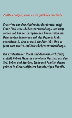 Suhrkamp Verlag Literatur-Die Lebensentscheidung