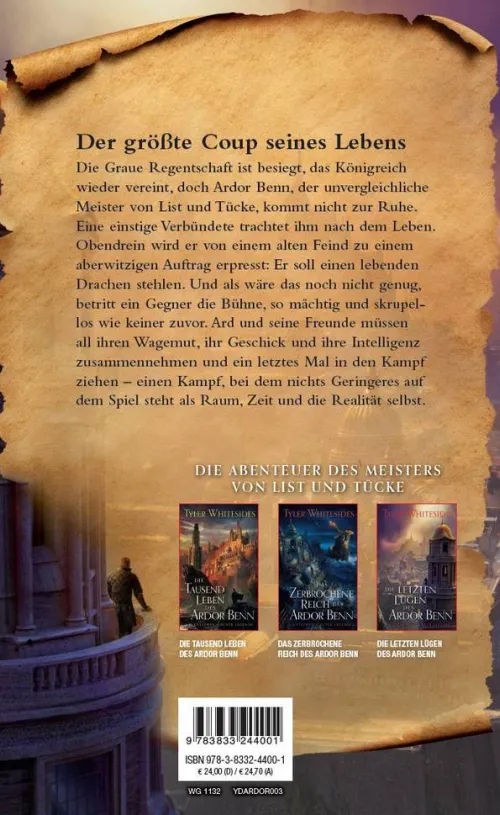 Panini Verlags GmbH Historische Fantasy*Die letzten Lügen des Ardor Benn