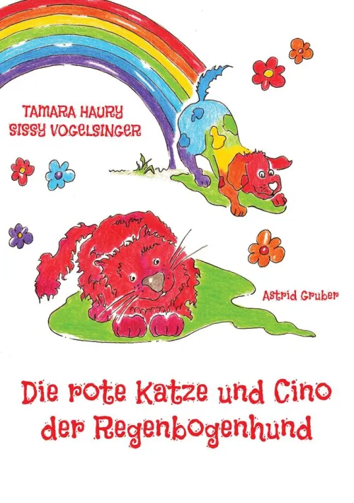 Die rote Katze und Cino der Regenbogenhund*tredition Clearance