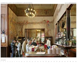 Edition Panorama GmbH Immerwährender Kalender-Die schönsten Cafés in Europa
