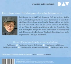 Kinder Der Audio Verlag GmbH Kinder- & Jugendbücher·Erstlesebücher-Die schönsten Geschichten von Paddington - Sechs Hörbuchabenteuer